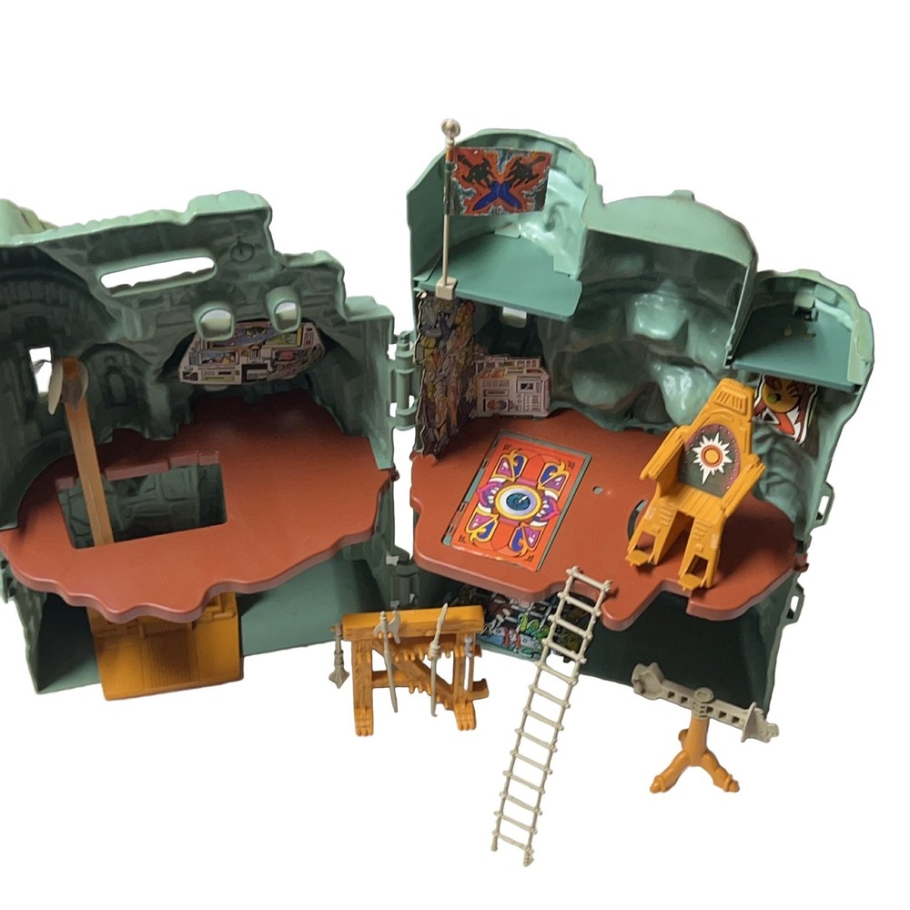 Mattel Castle Grayskull Masters of the Universe Vintage Playset 1981 Ladder Flag